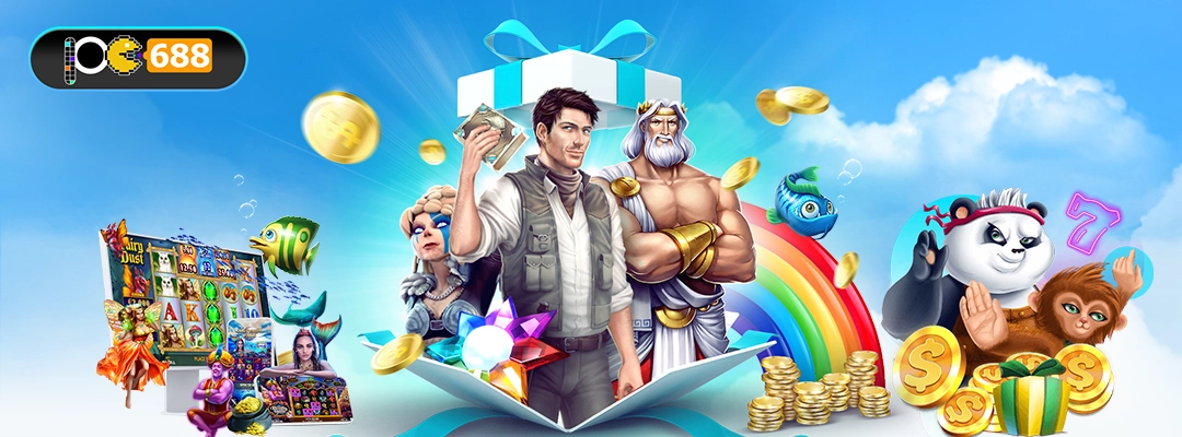 จุดเด่นของสล็อต PP บน PG688 รวมตัวละครเกม Pragmatic Play เหรียญทอง 彩 เอฟเฟ็กต์โบนัส โชว์สายตัวคูณแรง Megaways และซื้อฟรีสปิน