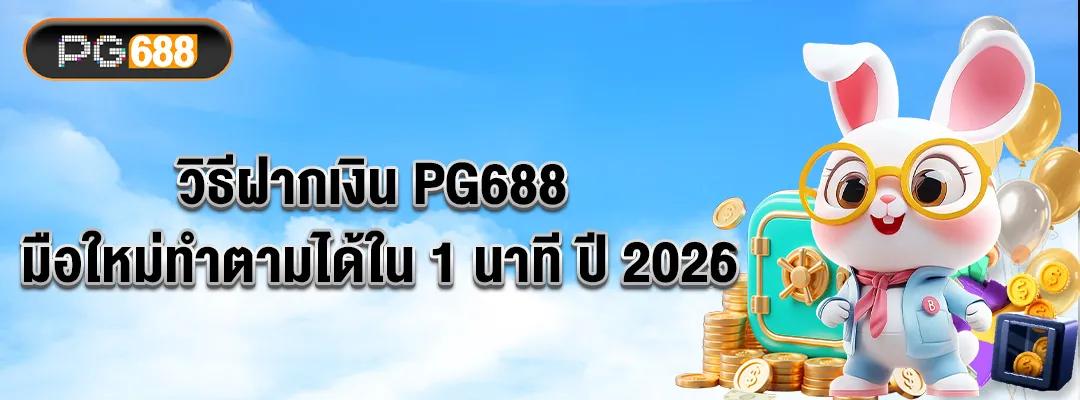 วิธีฝากเงิน PG688 📲 มือใหม่ทำตามได้ใน 1 นาที ปี 2026