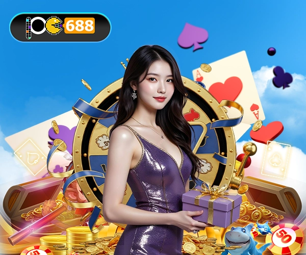 เงินคืนรายวัน 2% PG688 – แคชแบ็กทุกวัน ภาพผู้หญิงถือกล่องของขวัญ หน้าวงล้อและเหรียญทอง สื่อโปรคืนยอด